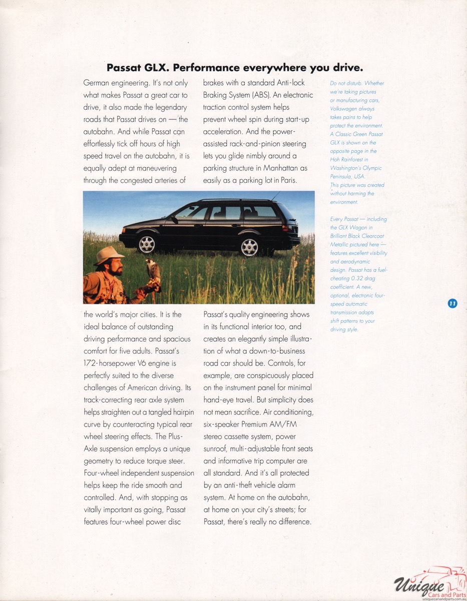 1994 VW Lineup Brochure Page 16